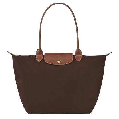 Longchamp | Grote Le Pliage-tas – Ebbenhout