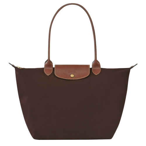 Longchamp | Grote Le Pliage-tas – Ebbenhout