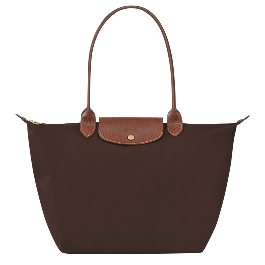 Longchamp | Grote Le Pliage-tas – Ebbenhout