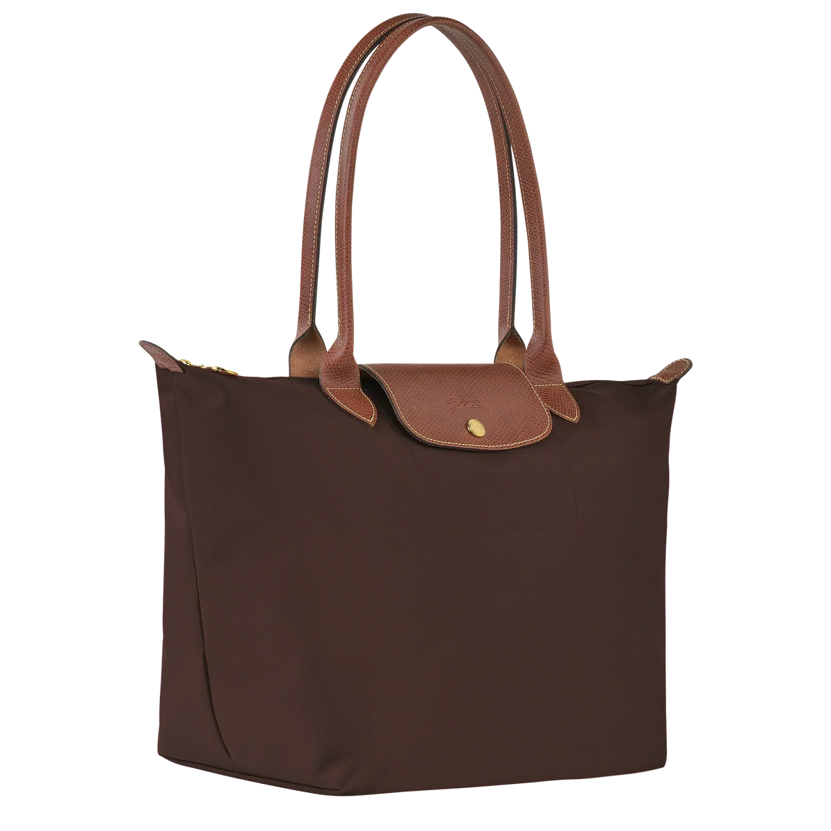 Longchamp | Grote Le Pliage-tas – Ebbenhout