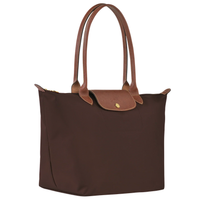 Longchamp | Grote Le Pliage-tas – Ebbenhout