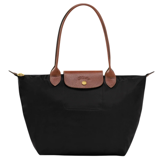 Longchamp | Middelgrote Le Pliage-tas – Zwart