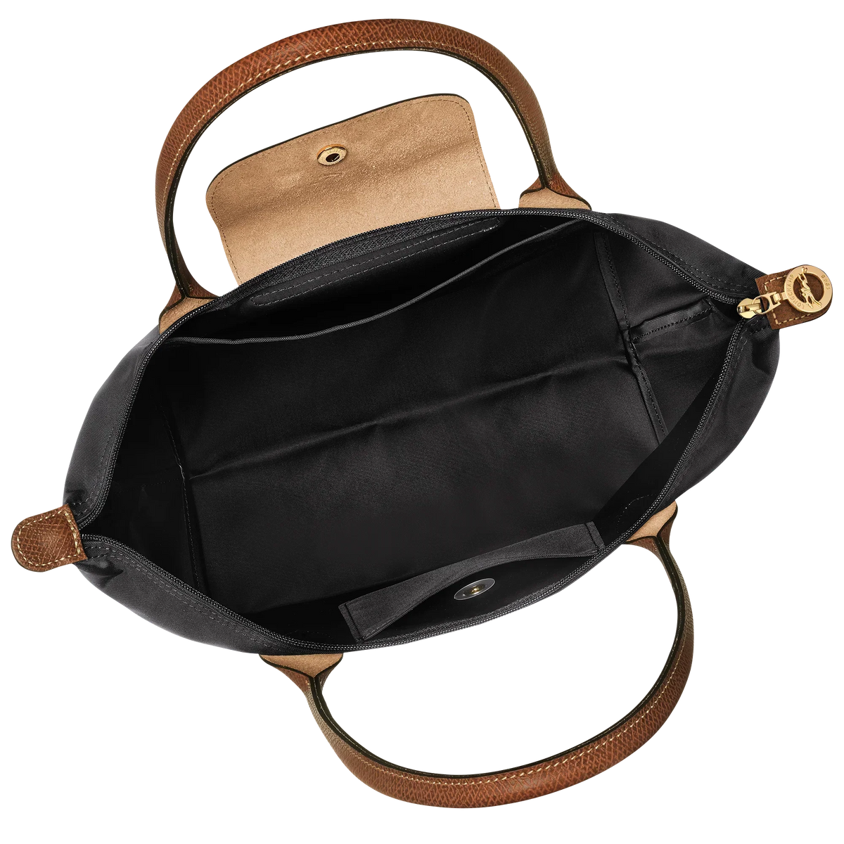 Longchamp | Middelgrote Le Pliage-tas – Zwart