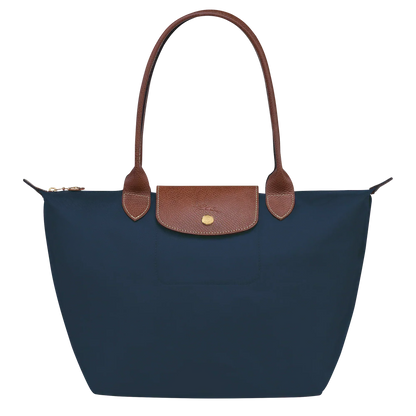 Longchamp | Middelgrote Le Pliage-tas – Marineblauw