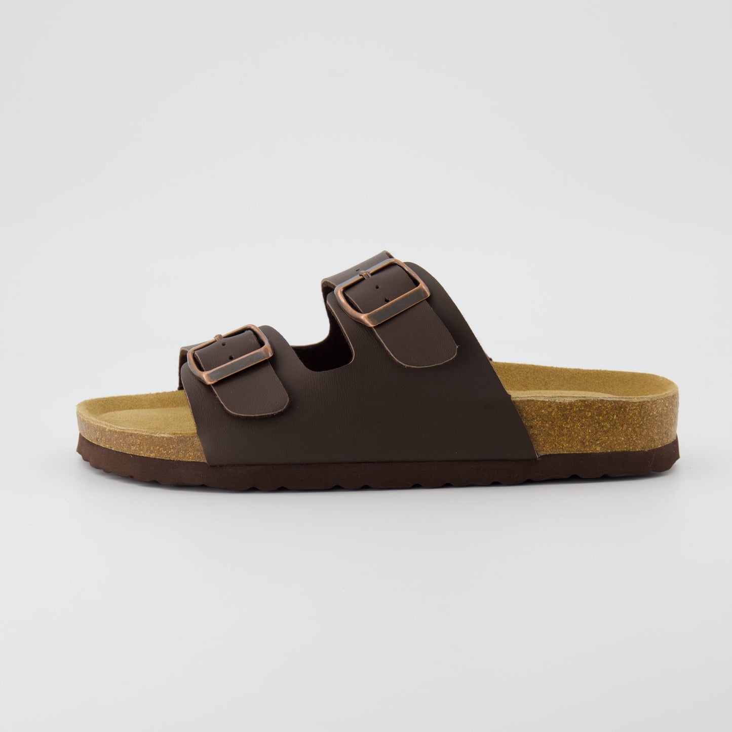 Sandali con plantare in sughero Lane - Marrone nappa