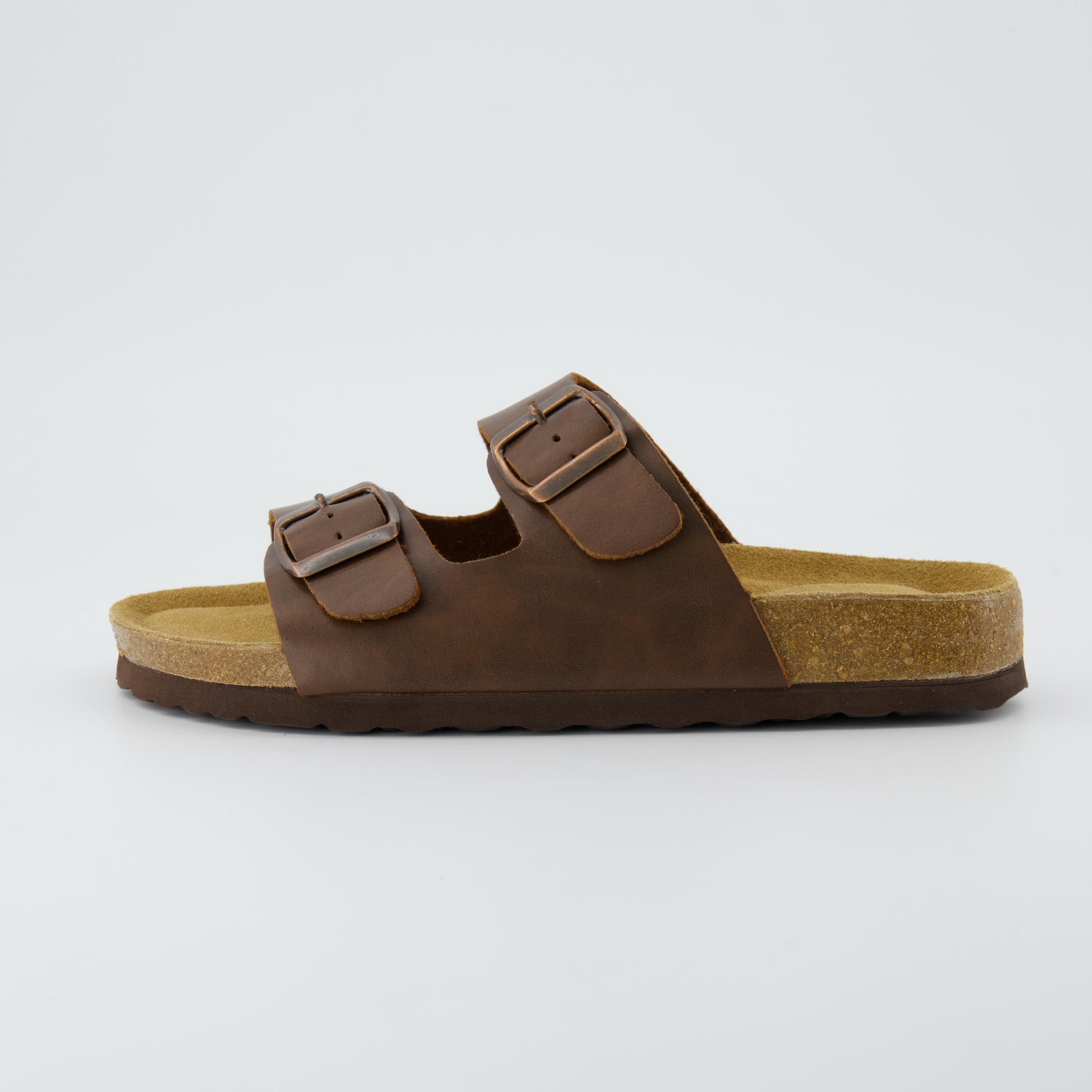 Sandali con plantare in sughero Lane - Marrone oily