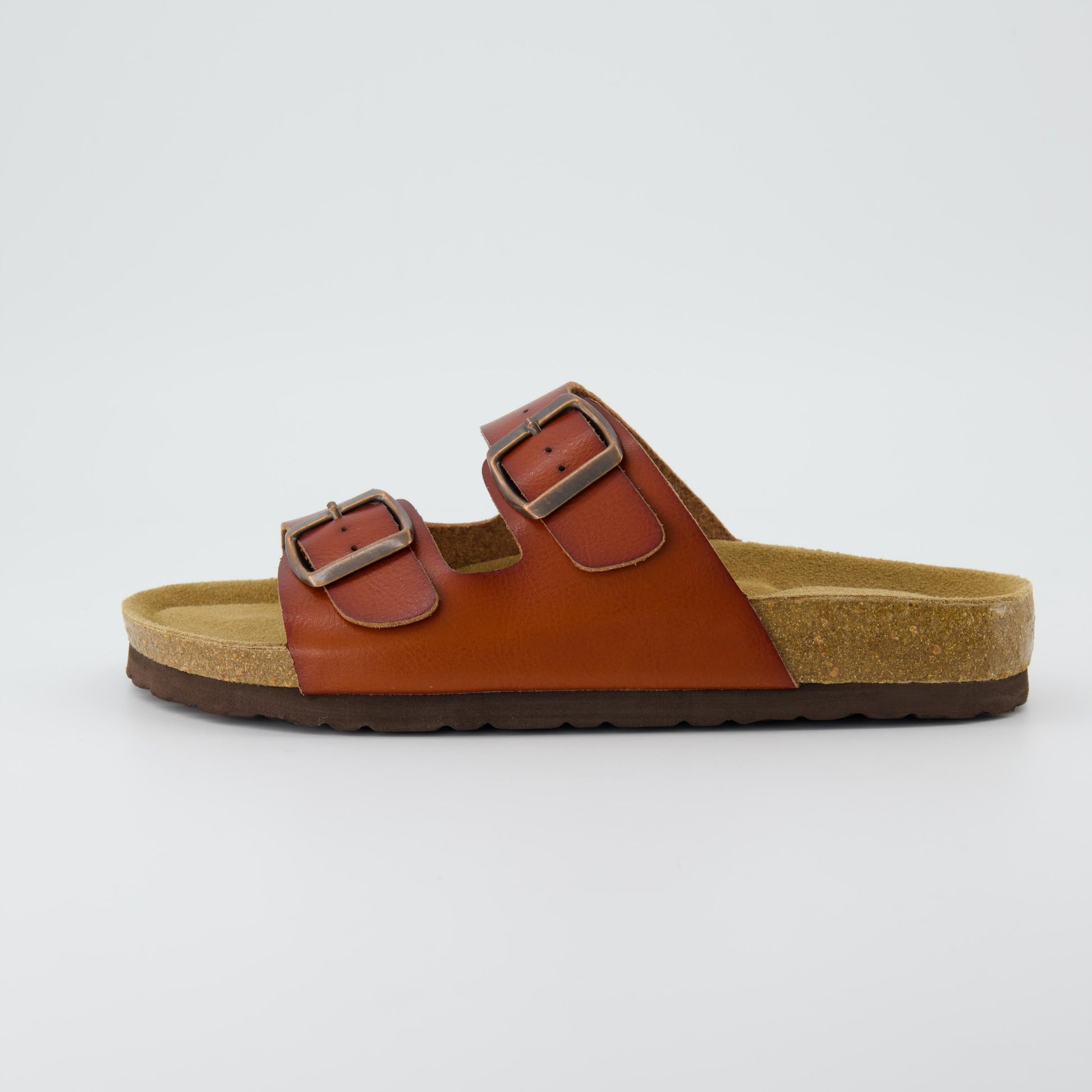 Sandali con plantare in sughero Lane - Whiskey