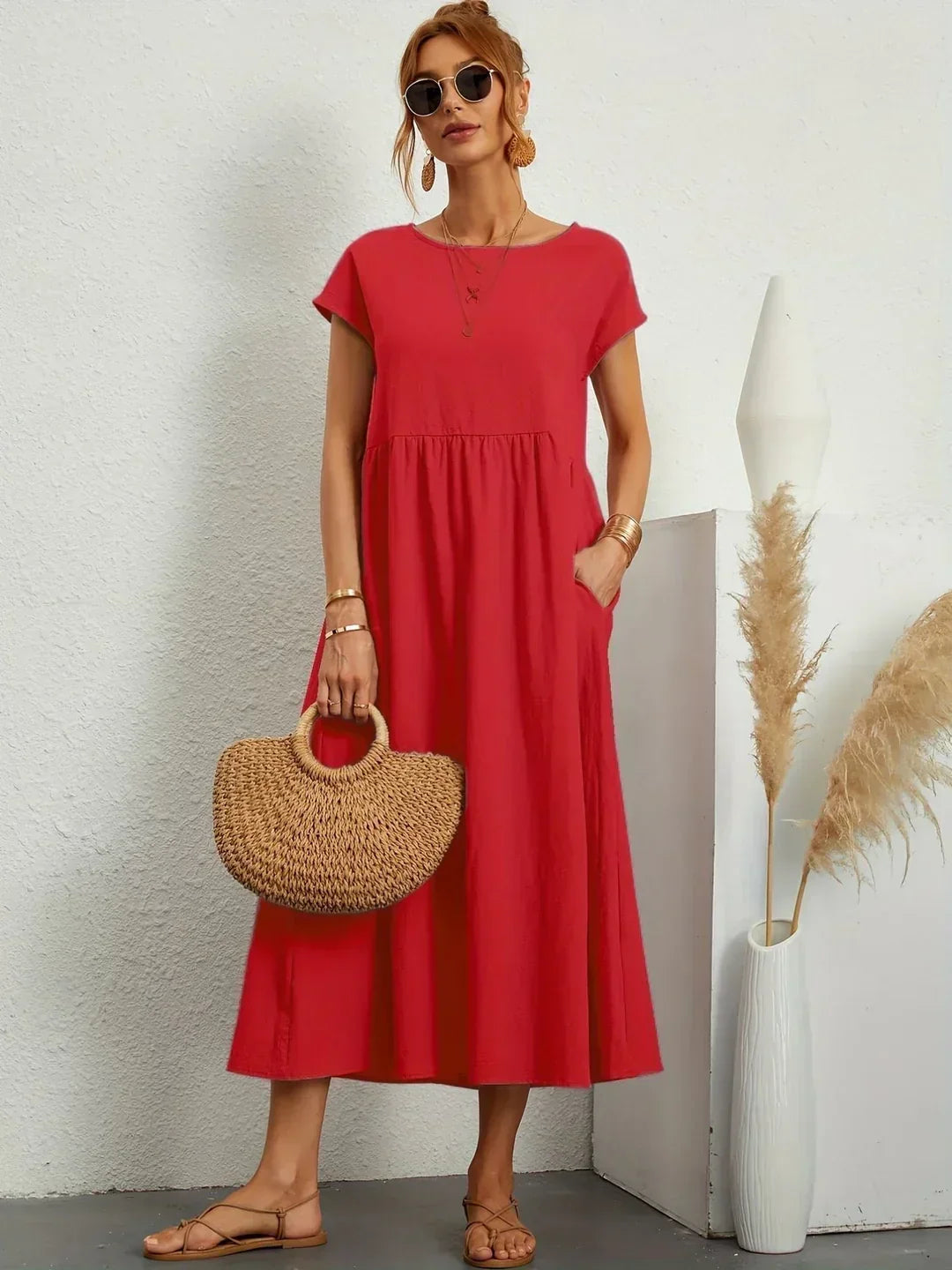 Gabrielle™ — Abito midi fluido ed elegante