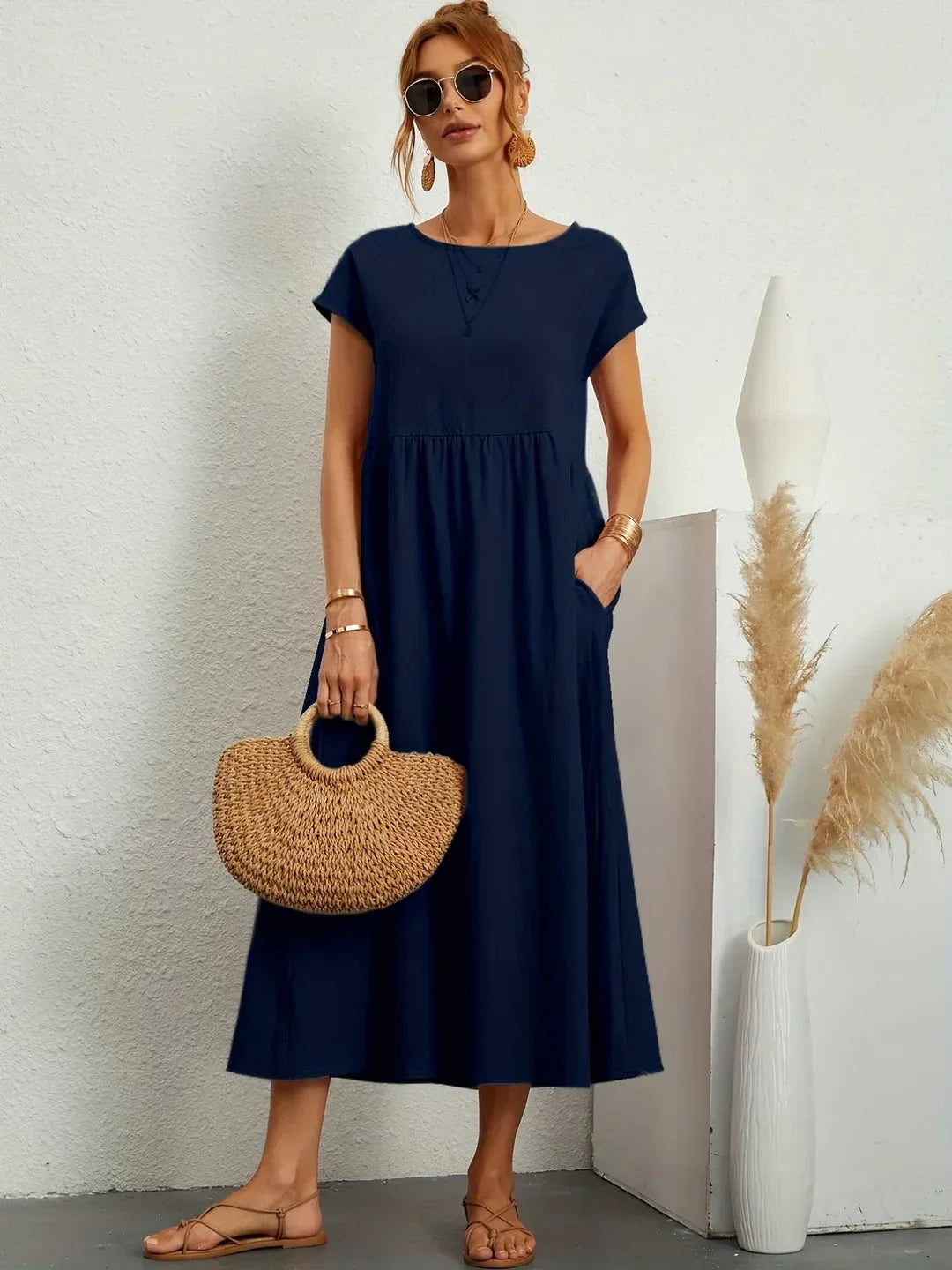 Gabrielle™ — Abito midi fluido ed elegante