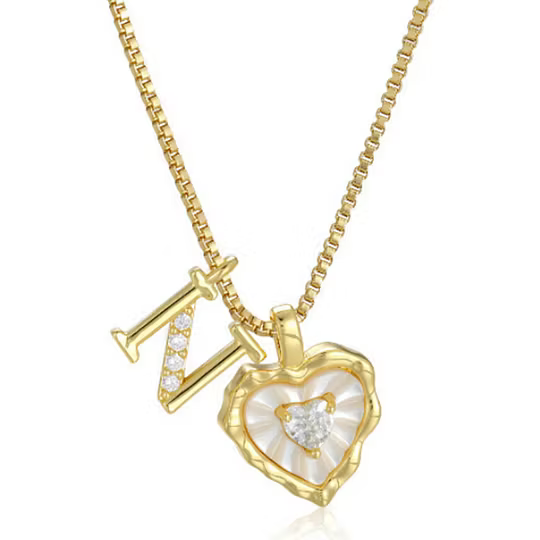 Élisara™ | Collana a Cuore con Iniziale