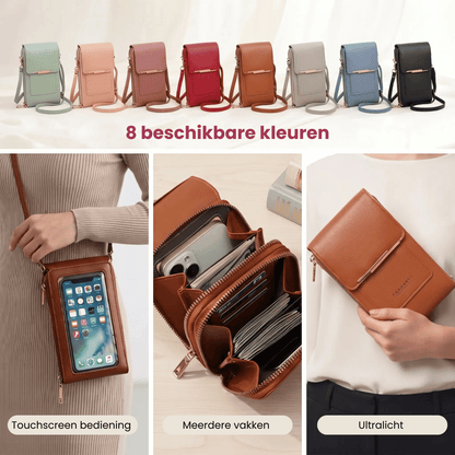 Nova | 2-in-1 telefoontasje met touchscreenvenster