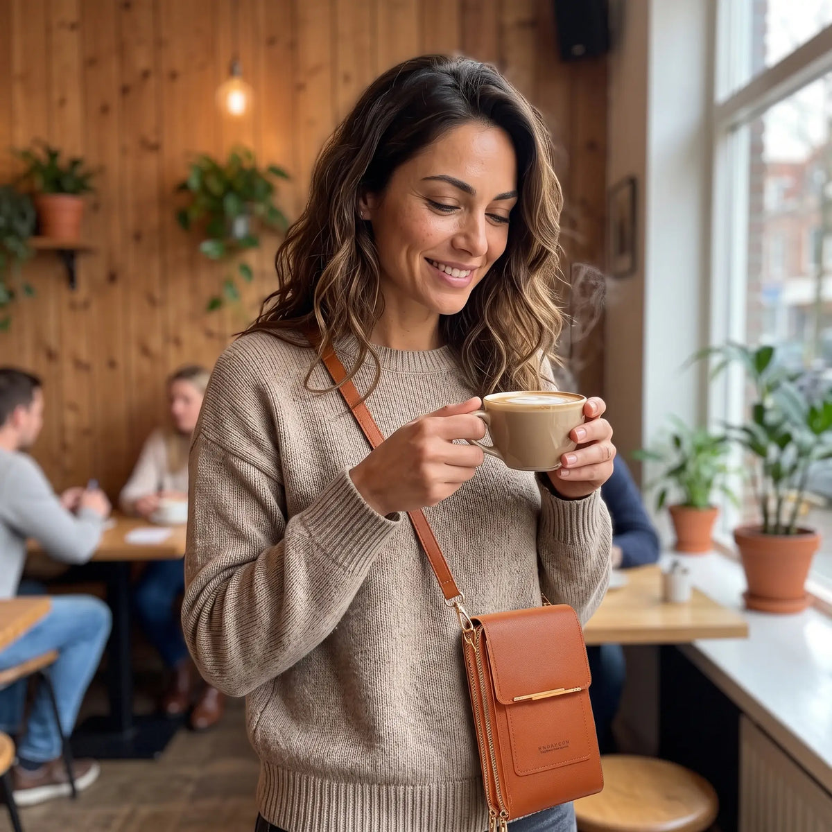 Nova | 2-in-1 telefoontasje met touchscreenvenster