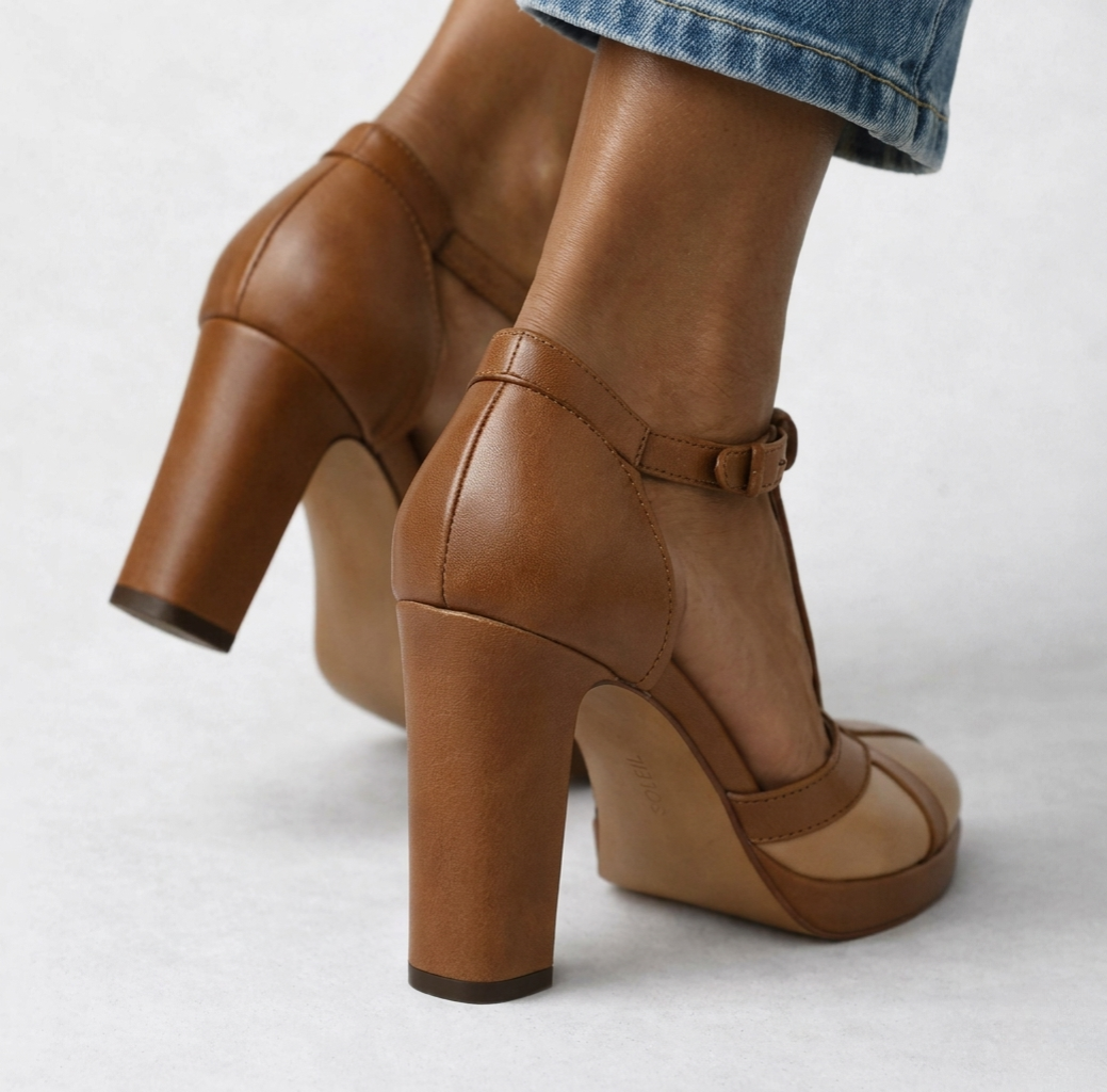 Maëlyne™ — Décolleté retrò eleganti con supporto ergonomico