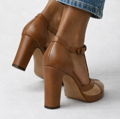 Maëlyne™ — Décolleté retrò eleganti con supporto ergonomico