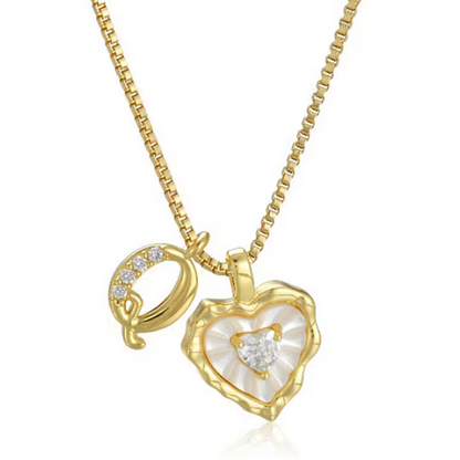 Élisara™ | Collana a Cuore con Iniziale