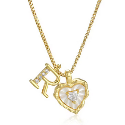 Élisara™ | Collana a Cuore con Iniziale