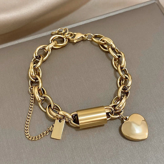Bracciale a Catena con Cuore