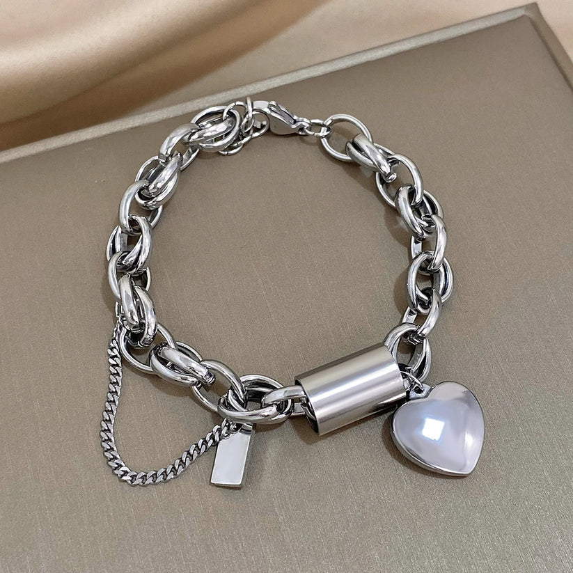 Bracciale a Catena con Cuore