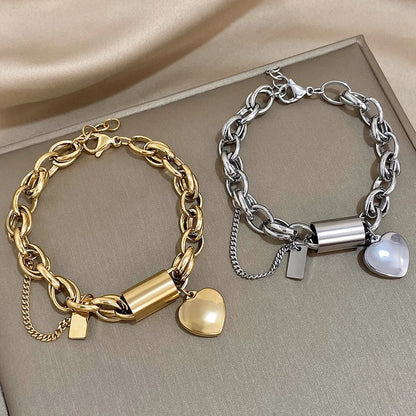 Bracciale a Catena con Cuore