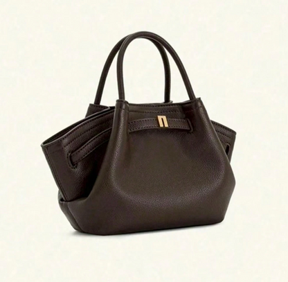 JW P | Mini-handtas met raffia-look