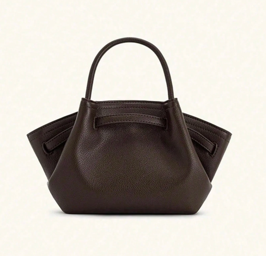 JW P | Mini-handtas met raffia-look