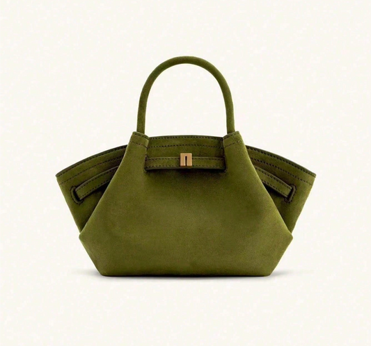 JW P | Mini-handtas met raffia-look
