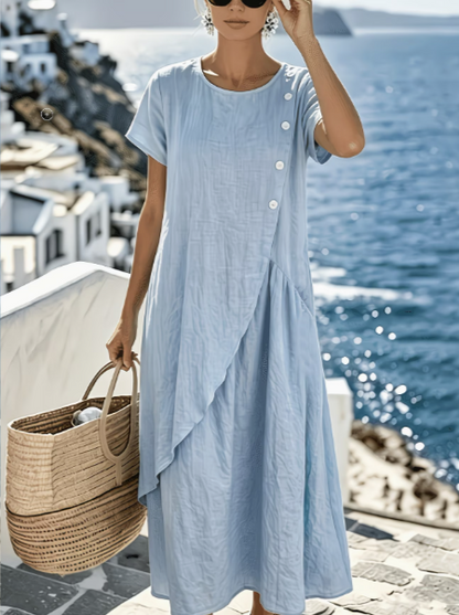Azzurra™ | Abito Lungo Morbido e Leggero