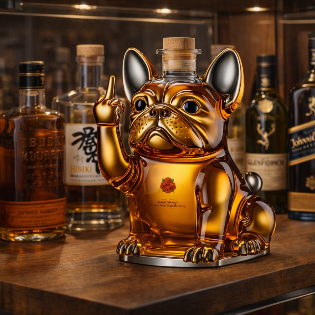 Decanter da whisky – Collezione Cane 500 ml – immagine 1