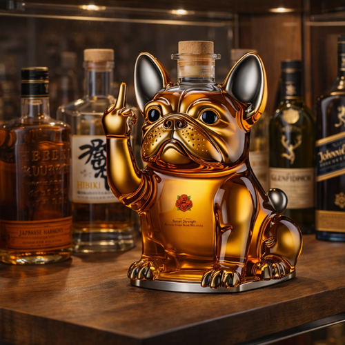 Decanter da whisky – Collezione Cane 500 ml – immagine 1