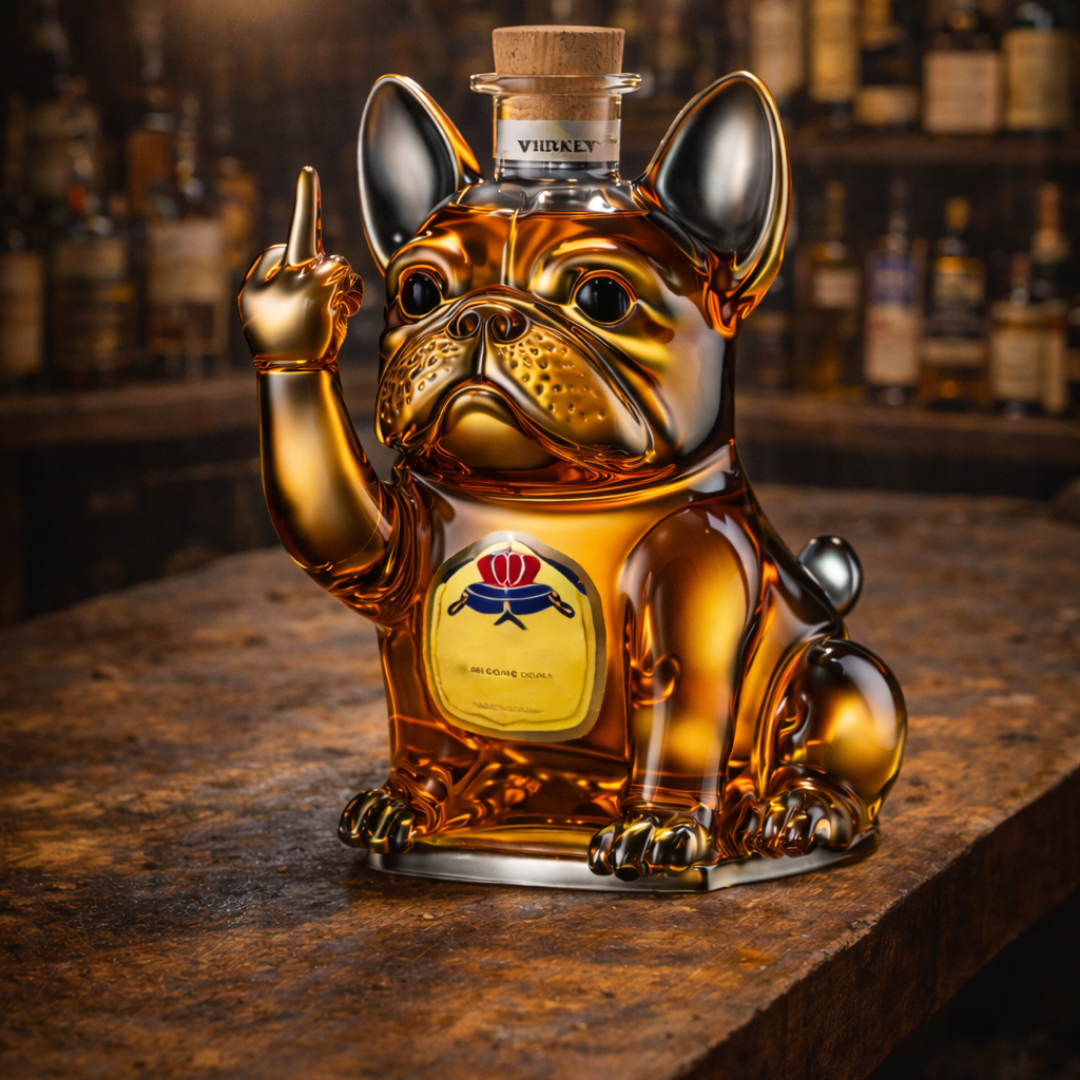 Decanter da whisky – Collezione Cane 500 ml – immagine 6