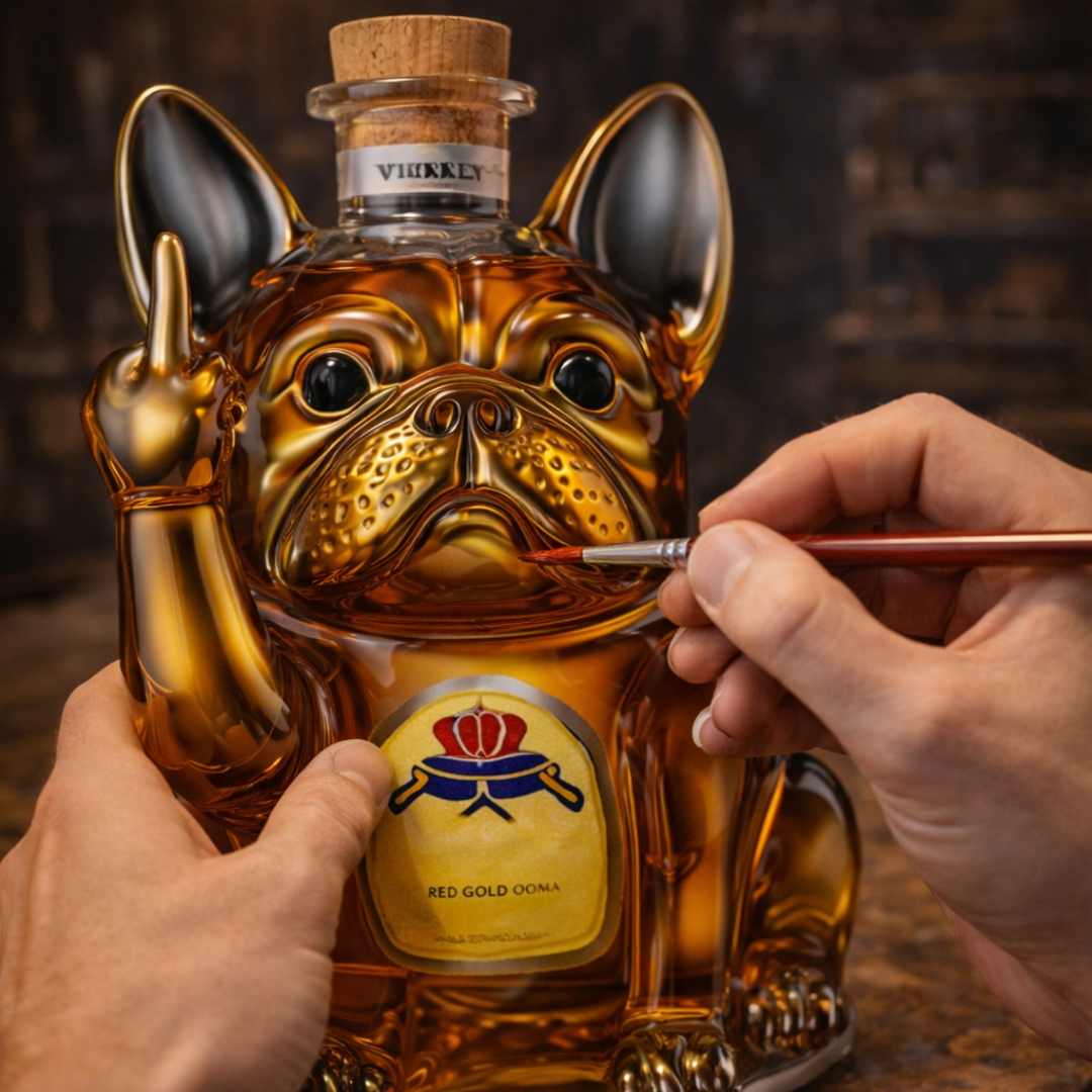 Decanter da whisky – Collezione Cane 500 ml – immagine 5