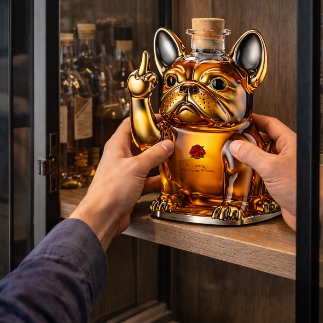 Decanter da whisky – Collezione Cane 500 ml – immagine 3