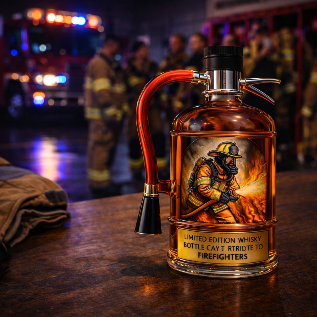 Decanter da whisky – Edizione Estintore – immagine 4