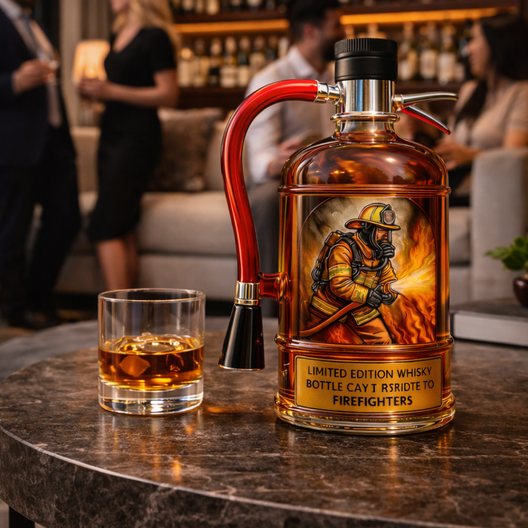 Decanter da whisky – Edizione Estintore – immagine 7
