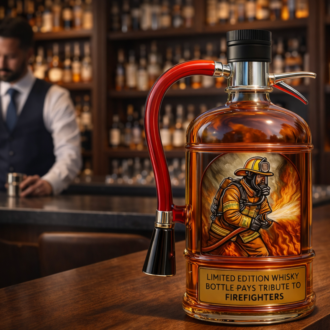 Decanter da whisky – Edizione Estintore – immagine 6