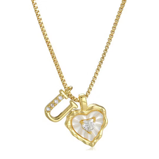Élisara™ | Collana a Cuore con Iniziale