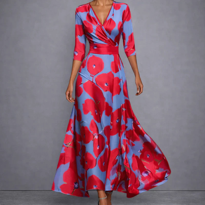 CALLA | Abito Maxi Floreale che slancia la figura con eleganza - Floreale