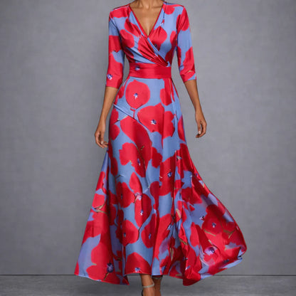 CALLA | Abito Maxi Floreale che slancia la figura con eleganza - Floreale