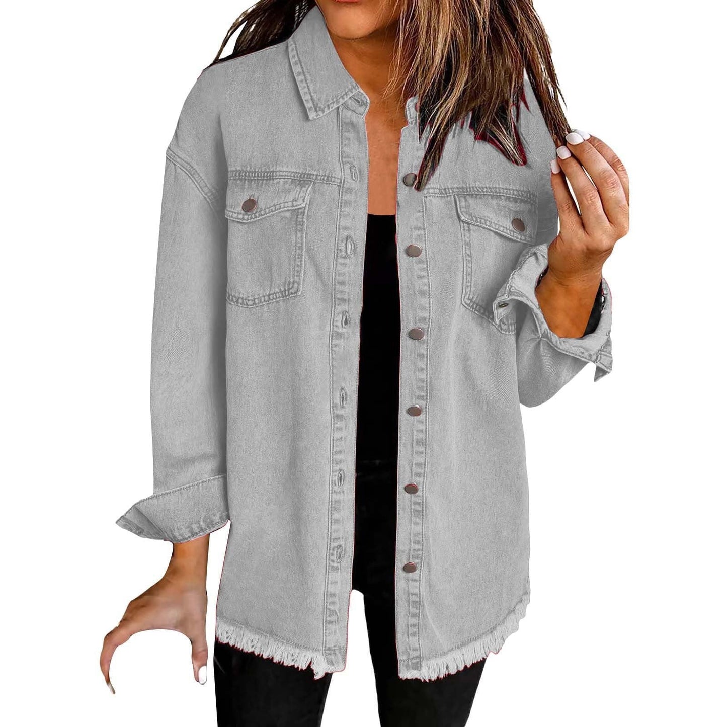 KATJA | Giacca di jeans classica da donna