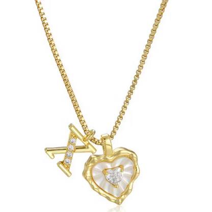 Élisara™ | Collana a Cuore con Iniziale