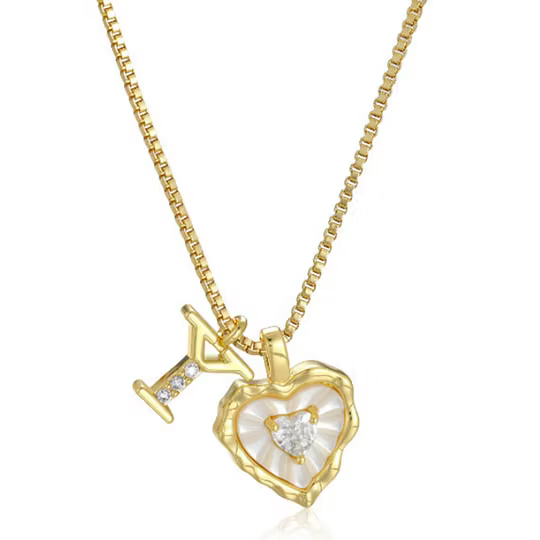 Élisara™ | Collana a Cuore con Iniziale