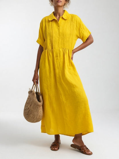 Robe Chemisiera Estiva Lysandra™ - Giallo