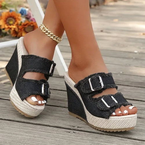 ATELIER™ | Sandali comfort con zeppa