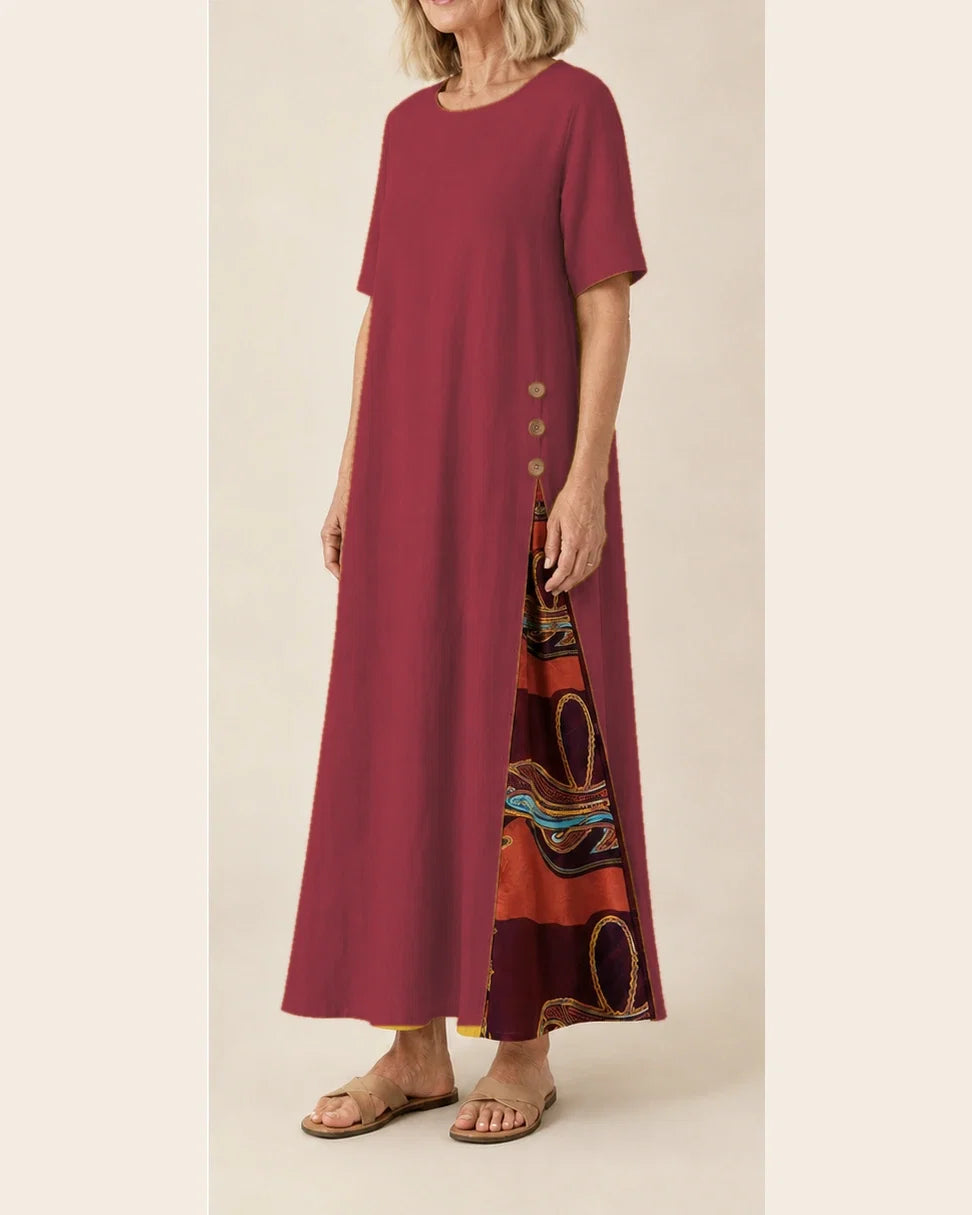 Maurene | Elegante casual lange jurk