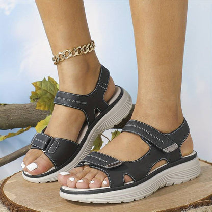 Sasha | Sandali ortopedici in pelle realizzati con materiali di alta qualità