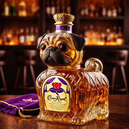 Decanter da whisky – Bulldog Francese – immagine 1