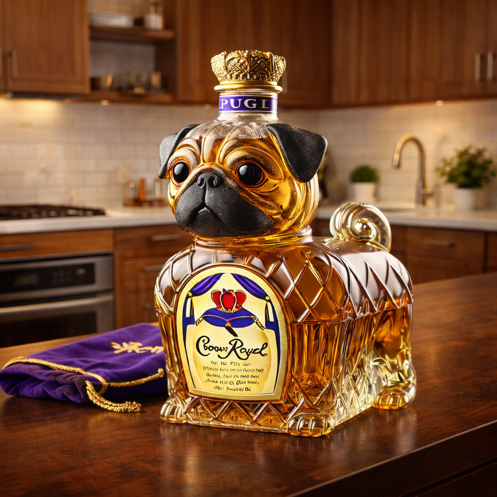 Decanter da whisky – Bulldog Francese – immagine 3