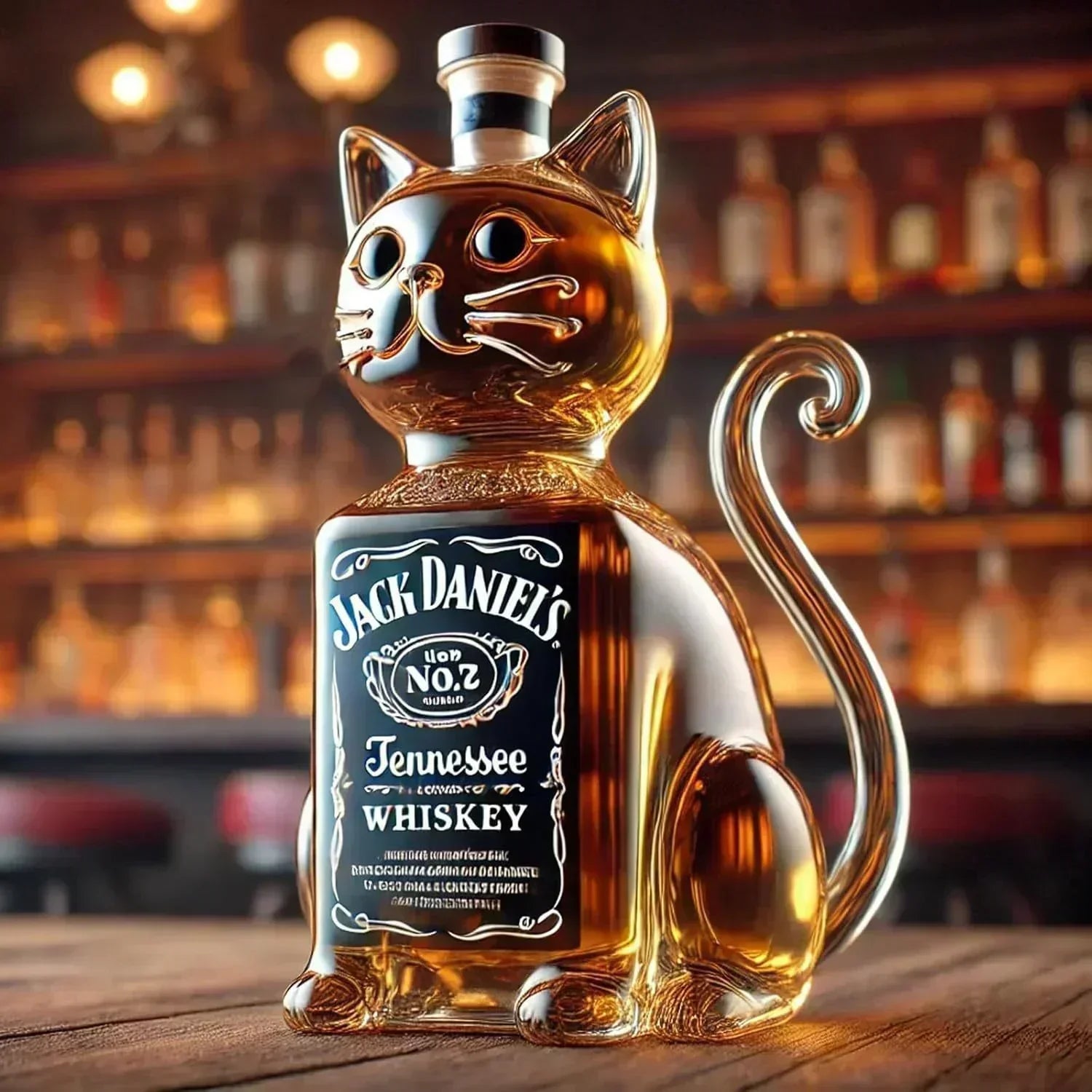 Decanter da whisky – Edizione Gatto – immagine 1