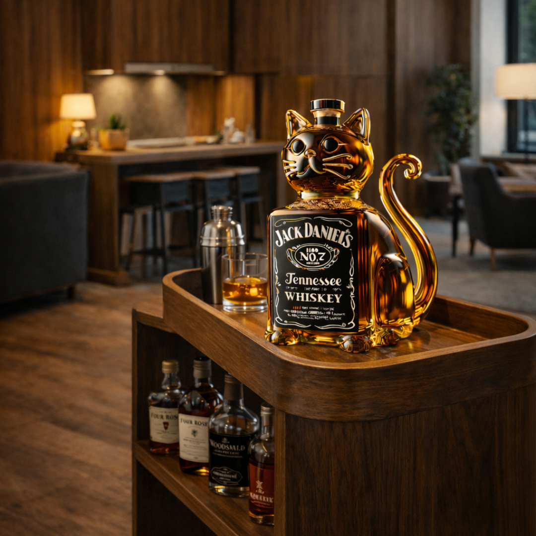 Decanter da whisky – Edizione Gatto – immagine 5