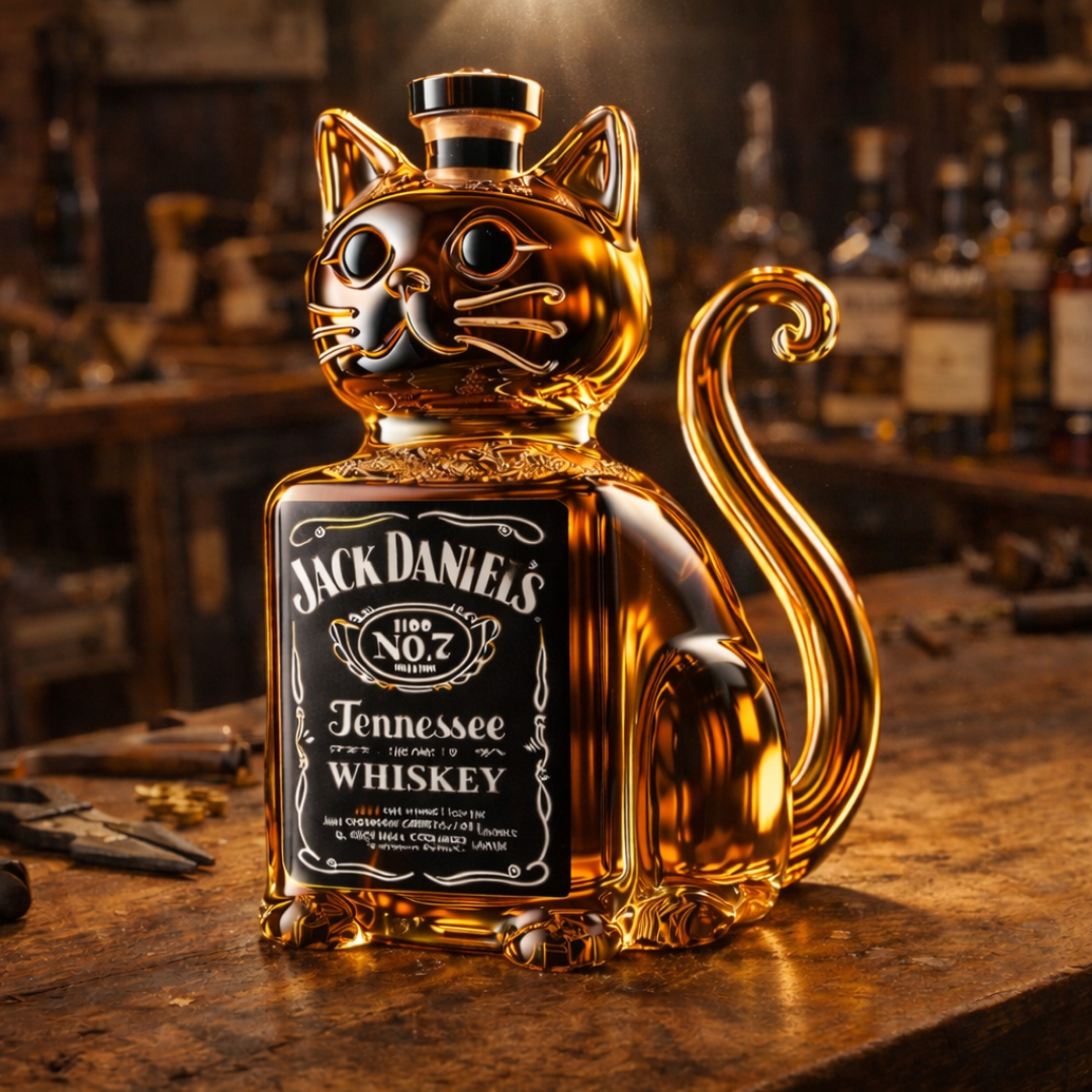 Decanter da whisky – Edizione Gatto – immagine 7
